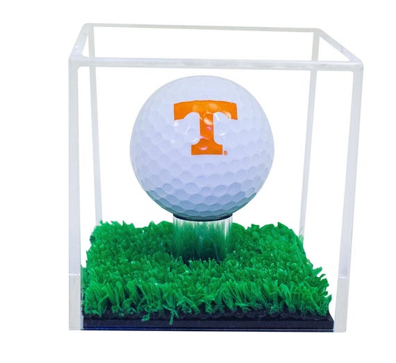 Deluxe Acrylic Golf Ball Display Case with Turf Base A046TB Etsy