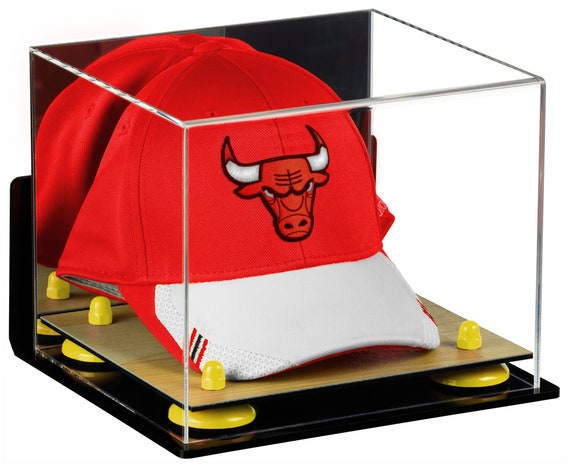 Acrylic Basketball Hat Or Cap Display Case With Mirror Wall - Baseball Hat Wall Display Case Acrylic Basketball Hat Or Cap Display Case With Mirror Wall - Baseball Hat Wall Display Case