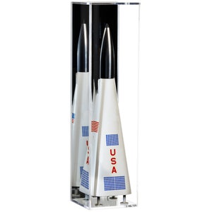 Better Display Cases Model Rocket Acrylic Display Case (A021/D04)