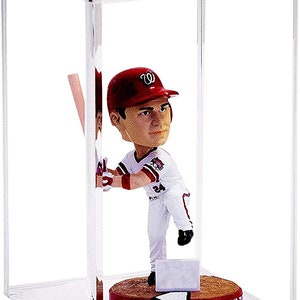 Collectible Figurine Display Case for Doll, Bobblehead, Action Figure or Collectible Toy Figure and more 5.5 X 5.5 X 9.5