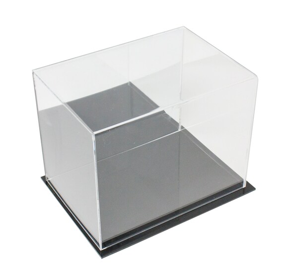 Better Display Cases Clear Acrylic Large Book Display Case 20 x 14 x 6  with Black Base (A071-C-BDS)