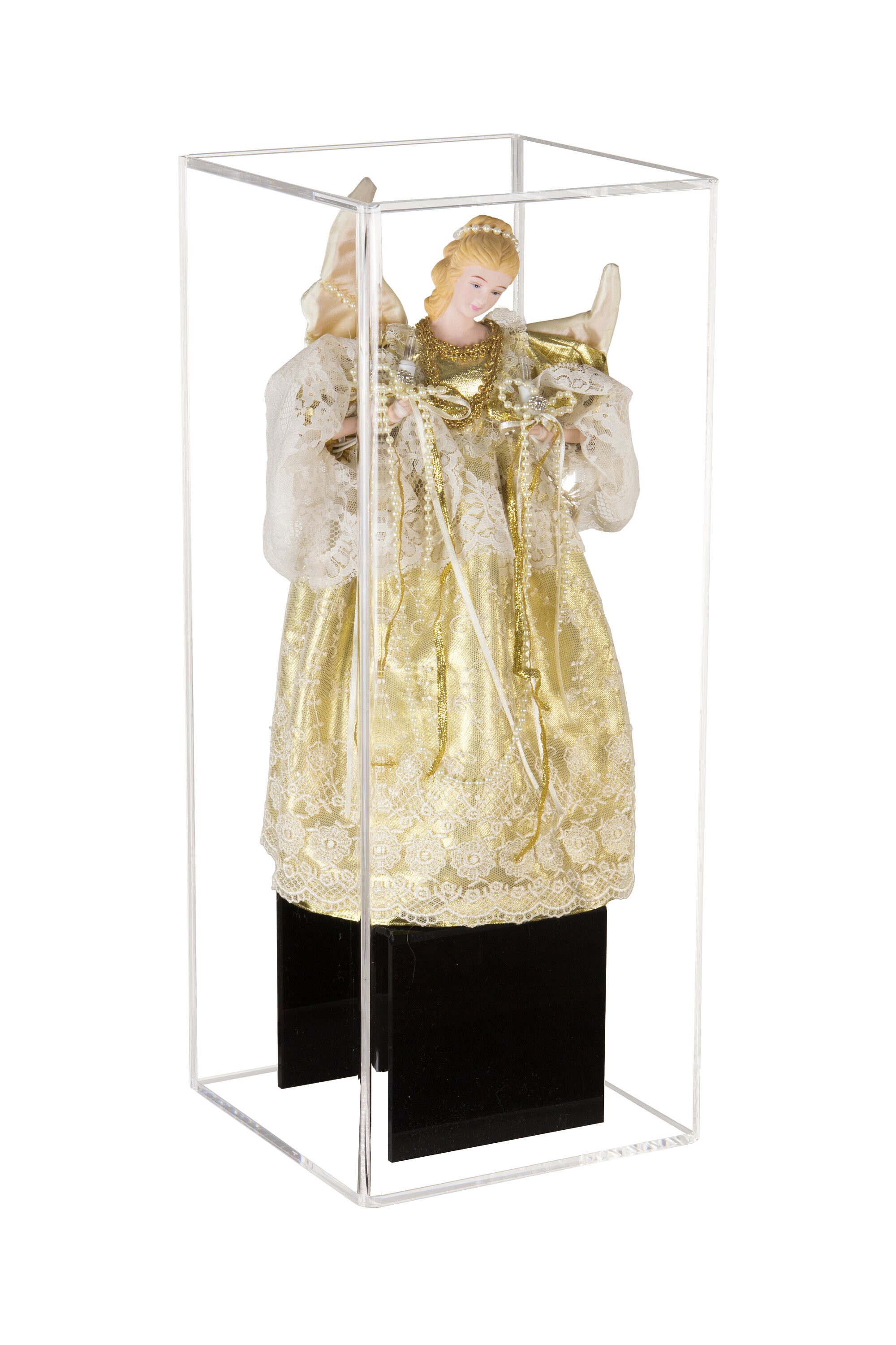 Doll Display Case // Handmade Acrylic Wall Mount Display with Etsy