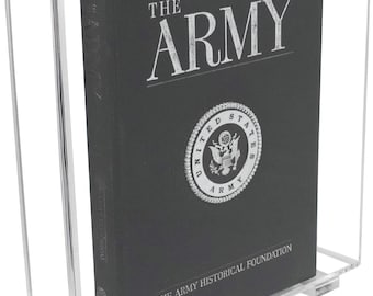 Acrylic Large Book Display Case - 15.25" x 3" x 12.25" (A105A)