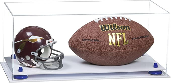 Full-Size Football And Mini Helmet Display Case - (A103/B47)