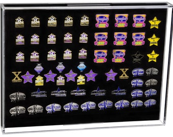 Better Display Cases Medal Award, Badges or Pins Collector's Display Case (A080)