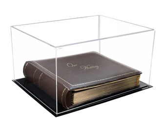Clear Acrylic Photo Album Display Cases - (A026/V12) and (A030A/BK07)