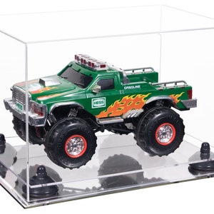 Acrylic Versatile Display Case -Medium Rectangle Box with Clear,Mirror & Wall mount Case, Risers and Mirror Base 12" x 8.25" x 8" (A004/V41)