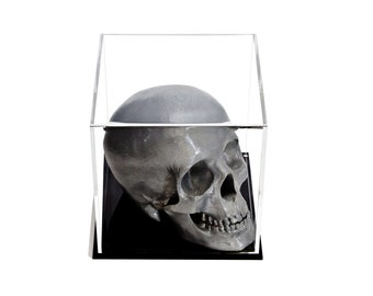 Versatile Acrylic Display Case, Cube, Dust Cover and Riser 5" x 5" x 5" (A081)