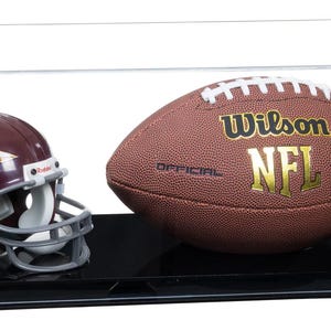Full-Size Football and Mini Helmet (not Full Size) Display Cases - (A103/B47)