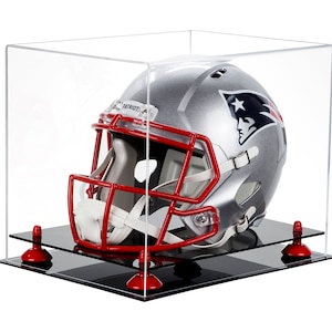 Clear Acrylic Football Helmet Display Case with Risers (A002)