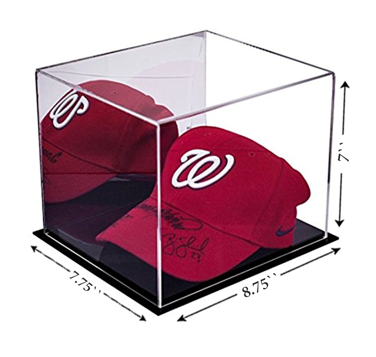 Versatile Acrylic Deluxe Display Case - Medium Rectangle Box 8.75