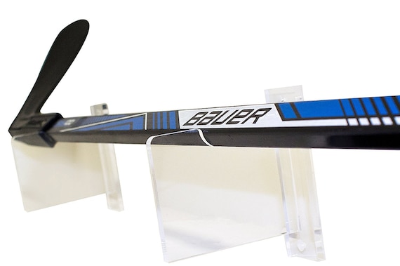 A023-H-SS Better Display Cases Deluxe Clear Acrylic Hockey Stick Wall Mount Bracket