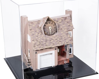 Acrylic Deluxe Display Case - Medium Square Box 15" x 15" x 15" (A125-DS)