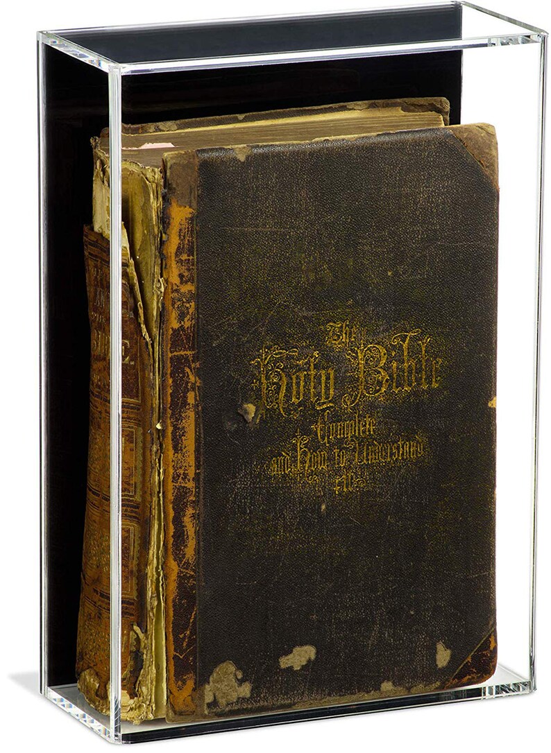 Deluxe Acrylic Book Display Case A020 Etsy