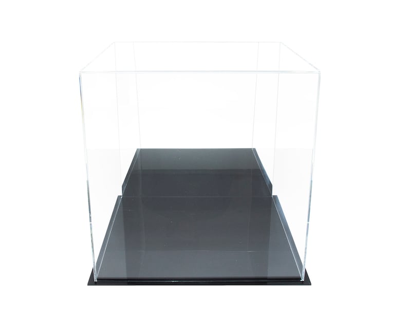Cube Dust Cover or Riser 12 x 12 x 12 Versatile Acrylic Display Case A061-DS