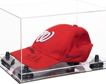 Acrylic Versatile Display Case - Medium Rectangle Box with Case, Risers and Mirror Base 12" x 8.25" x 7.25" (A018/V40)