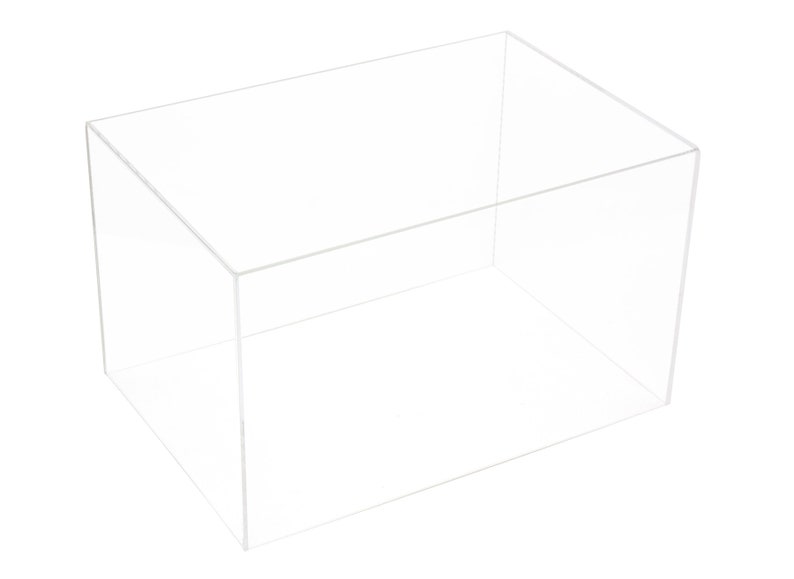 A018-TB Deluxe Acrylic Football Display Case with Turf Bottom