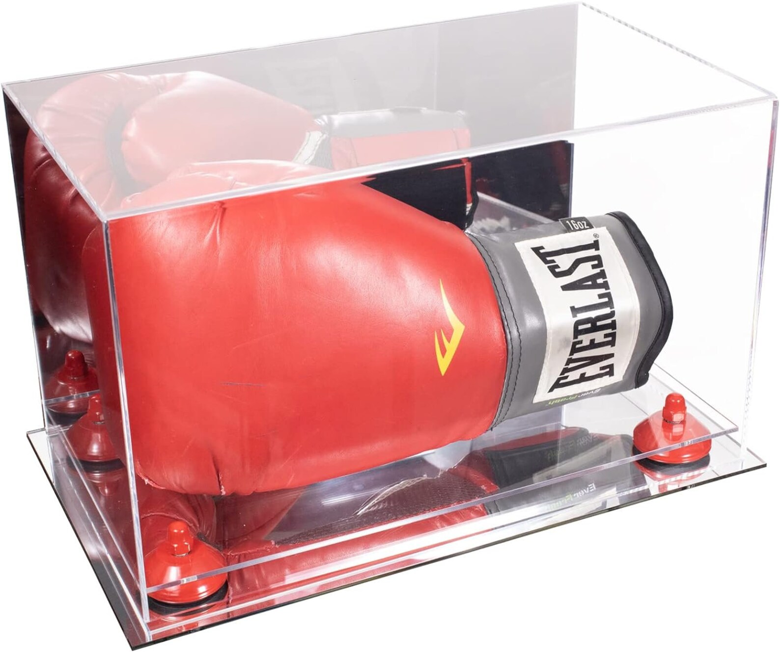 Versatile Display Case - Medium Rectangle Box With Risers and Mirror ...