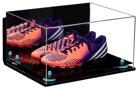 Wall mounted sale shoe display case