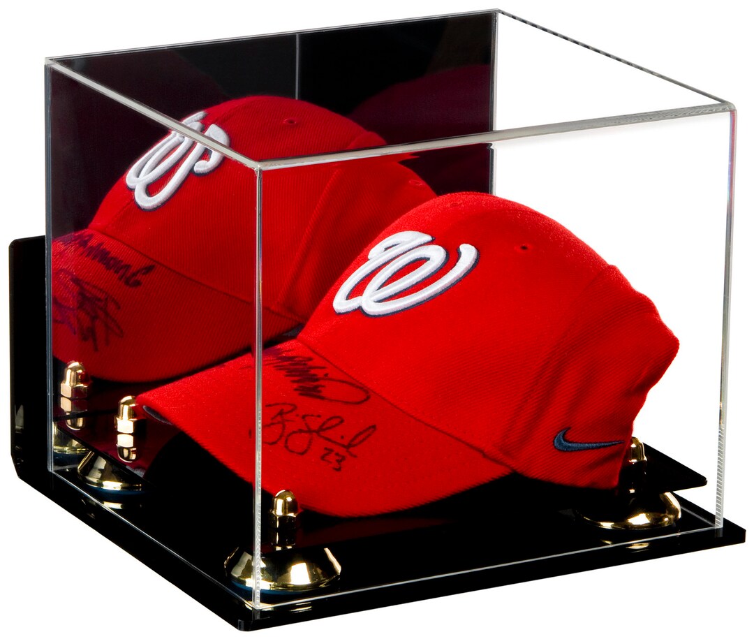Acrylic Baseball Cap Display Case With Mirror Wall Mount and Etsy