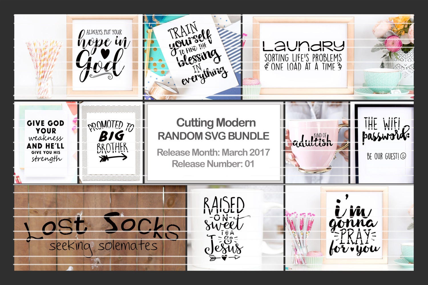 Download FLASH SALE 50% Off SVG Cut File Bundle March 2017 | Etsy