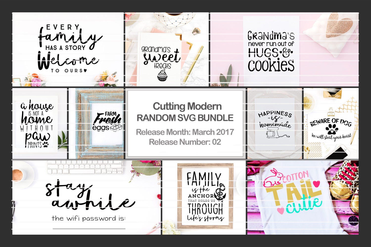 Download FLASH SALE 50% Off SVG Cut File Bundle March 2017 | Etsy