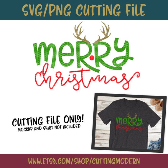 Download Free Merry Christmas Rudolph Svg Png Silhouette Cameo And Cricut Etsy SVG DXF Cut File