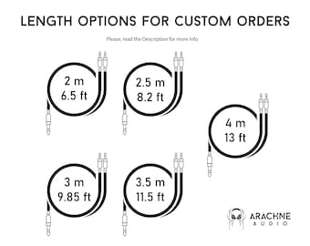 Length options for custom orders