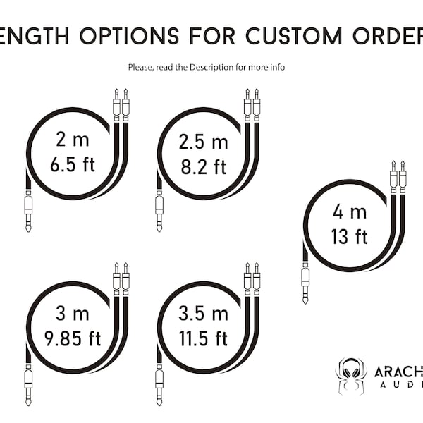 Length options for custom orders
