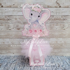 Girl Elephant Baby Shower Centerpiece Girl Elephant Baby Shower Centerpiece Elephant Baby Shower Elephant Decor Baby Shower Centerpiece Baby