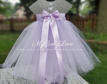 Purple Baby Shower Centerpiece, Baby Girl Decor, Lavender Baby Shower, Girl Baby Shower, Tutu Baby Shower, Lavender Silver Baby Shower