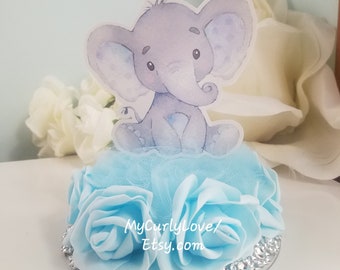 Elephant Baby Shower Cake Topper Etsy