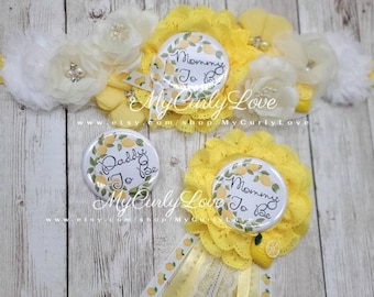 Lemonade Baby Shower Pins, Lemonade Baby Shower Button Pins, Lemon Mommy To Be Pin, Lemonade Button Pin, Lemonade Guest Pins, Lemonade Daddy