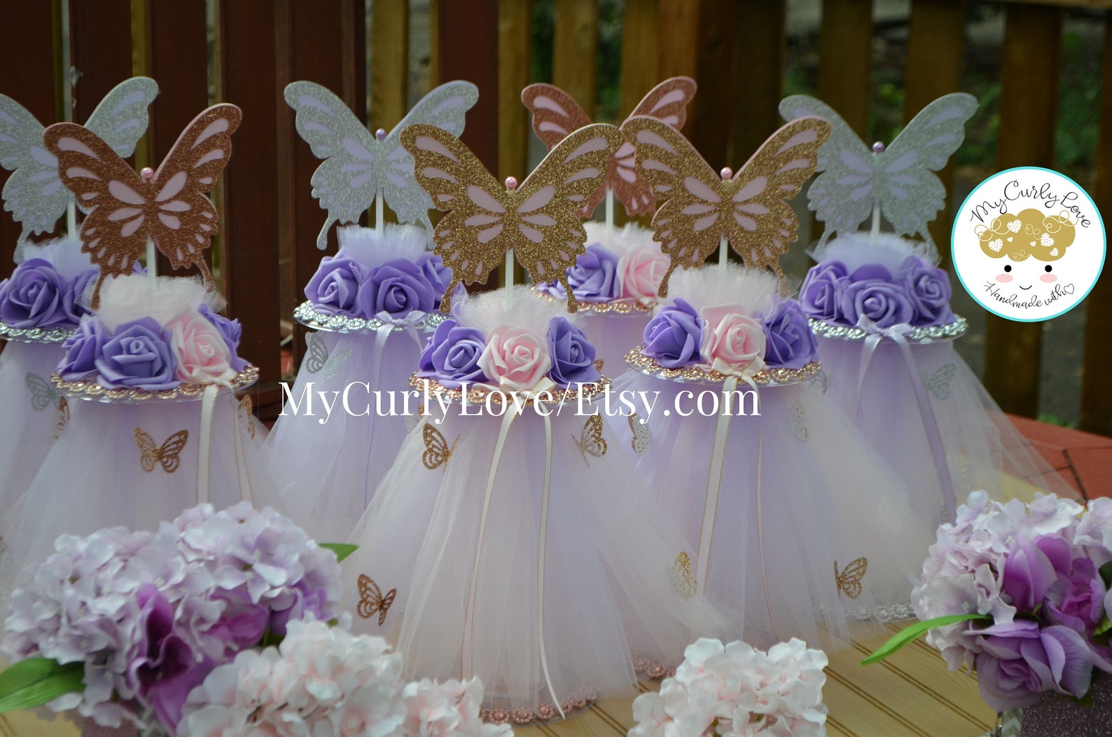 Butterflies Centerpiece/Butterfly Baby Shower/Butterfly Etsy