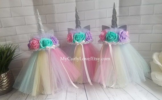 unicorn baby shower table ideas