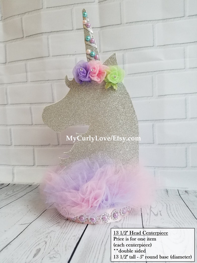 Unicorn Centerpiece/Unicorn Baby Shower/Unicorn Etsy