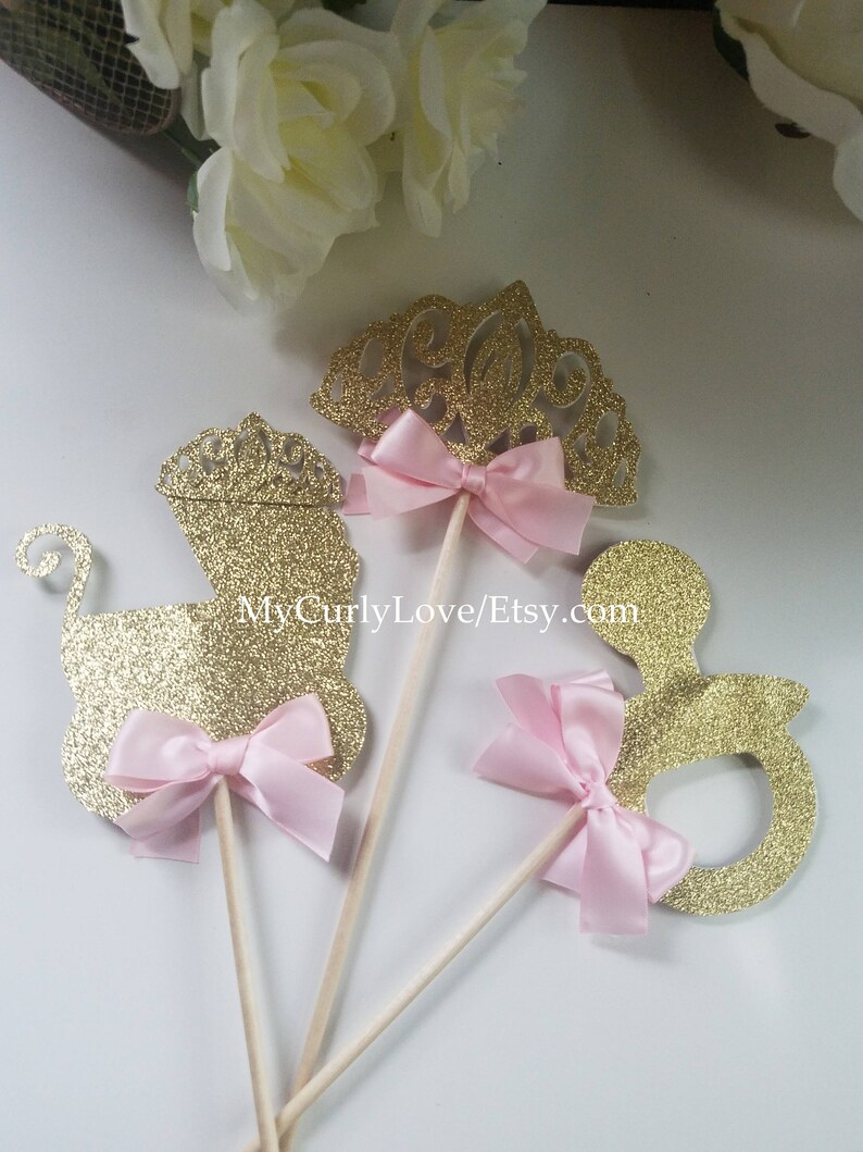 Princess Centerpiece Princess Baby Shower Centerpiece Etsy