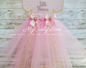 Baby Shower Centerpiece Girl Baby Shower Centerpiece Tutu Dress Centerpiece Little Princess Princess Centerpiece Pink Gold Princess Decor