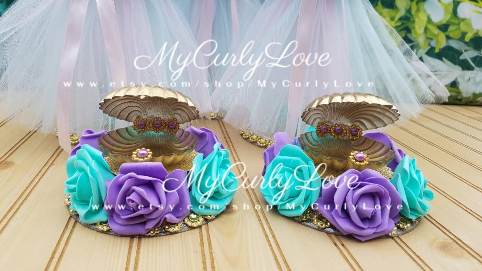 Mermaid Centerpiece/mermaid Baby Shower Centerpiece/mermaid Etsy