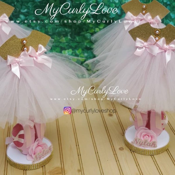 Ballet Baby Shower Centerpiece,  Ballerina Baby Shower, Girl Baby Shower, Tutu Centerpiece, Ballerina Centerpiece, Baby Ballerina, Tutu Baby