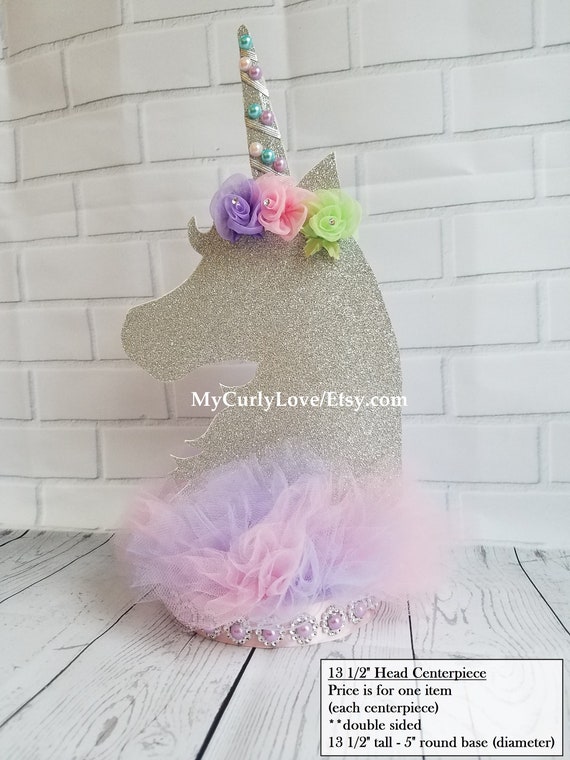 Unicorn Cake Topper Set 5-1/2" Tall X 4" Wide Silver USA Seller Unicorn Cake Topper Set 5-1/2" Tall X 4" Wide Silver USA Seller