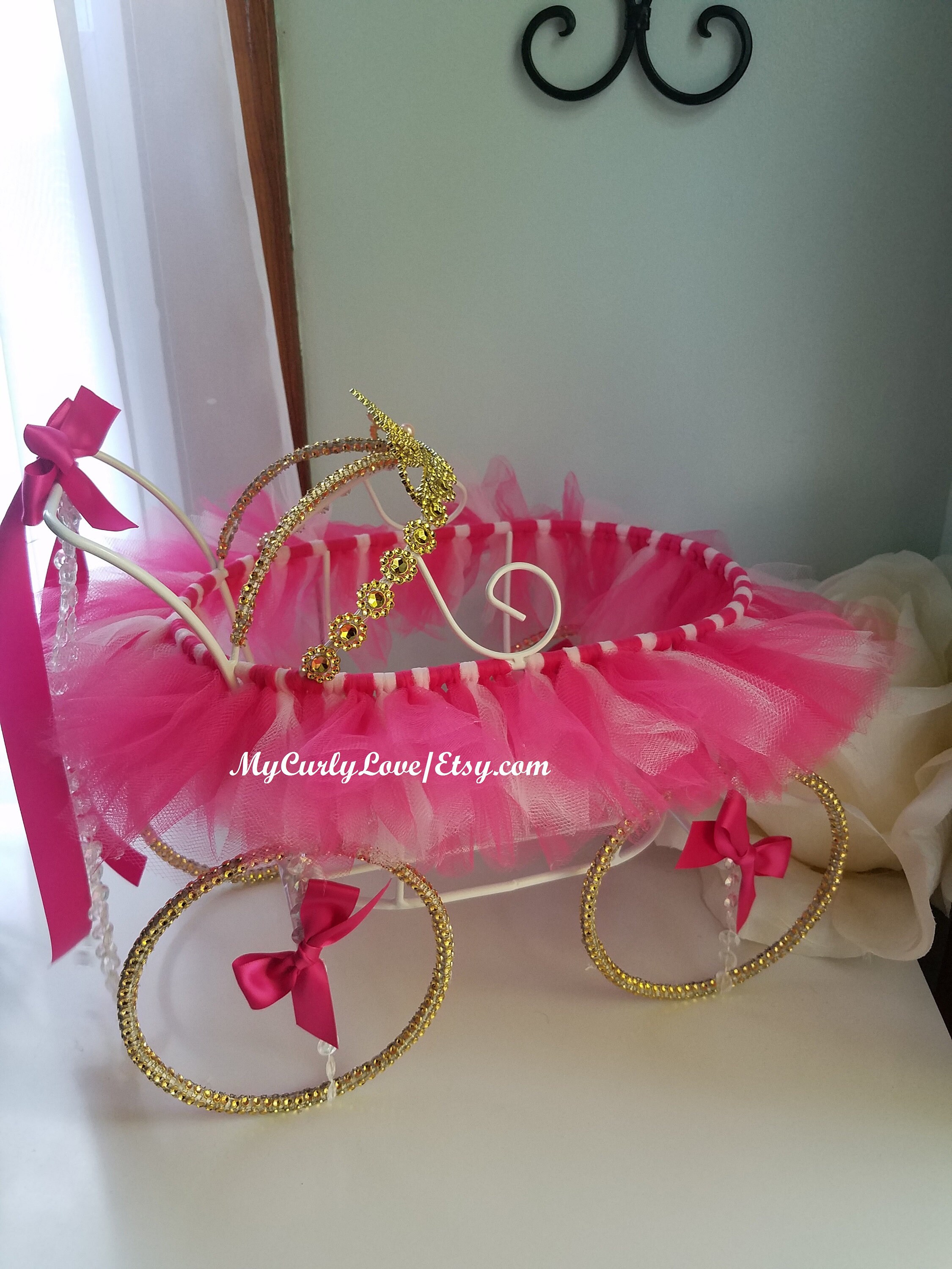 tutu and tiara centerpieces