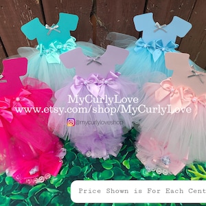 Ballerina Dress Centerpiece: Pastel Tutu, Girl Birthday Party Decor