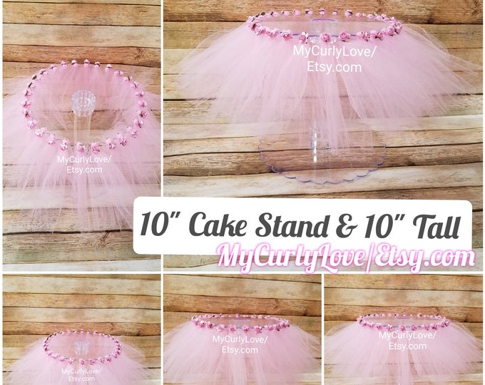 10 Cake Tutu Cake Stand, Tutu Baby Shower Cake Stand, Fairy Baby Cake
