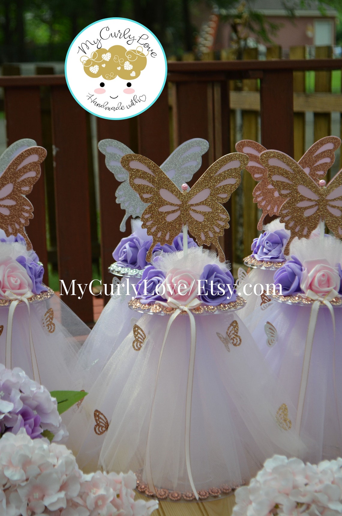 Butterflies Centerpiece/Butterfly Baby Shower/Butterfly Etsy