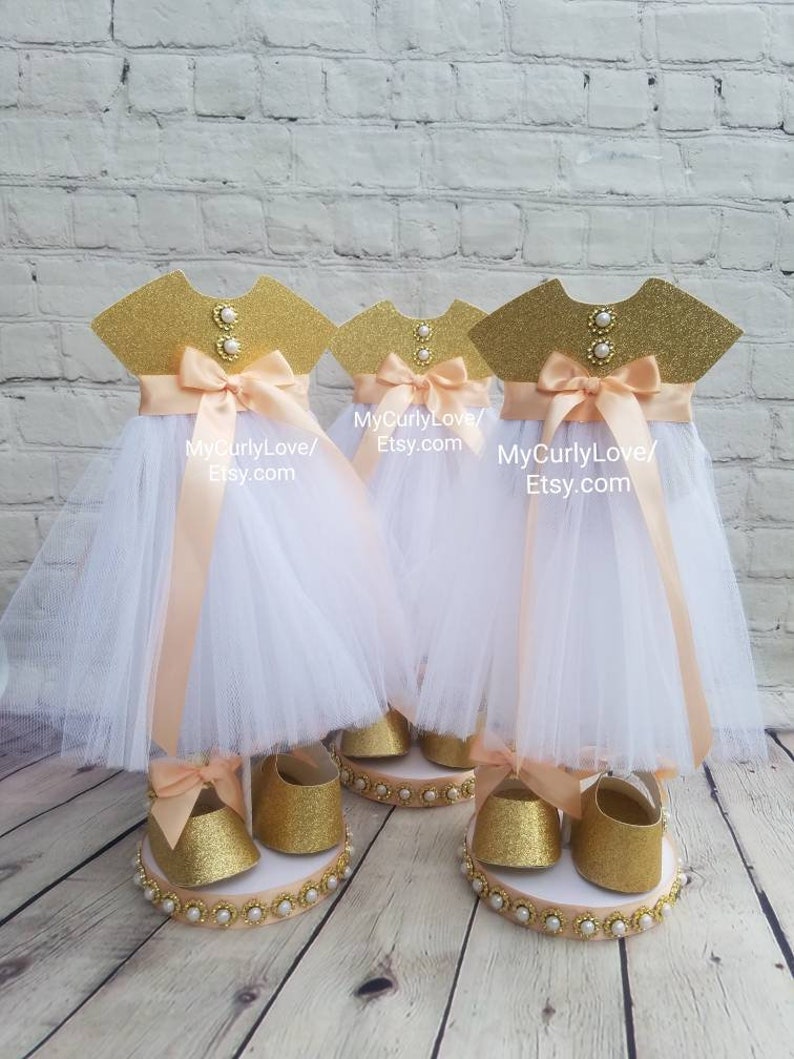 Peach Baby Shower Centerpiece Sweet as a Peach Baby Shower