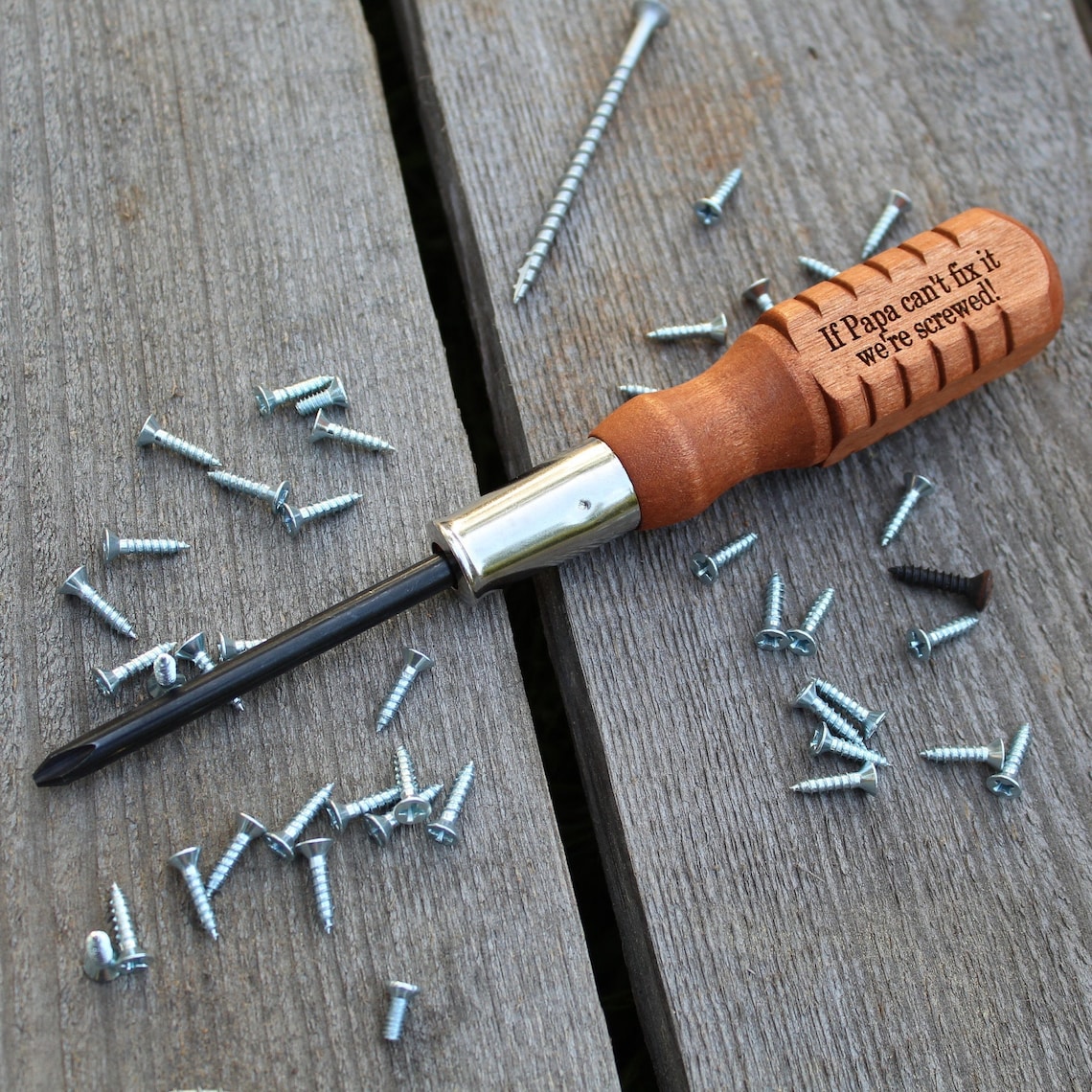 Screwdriver Custom Engraved Father's Day gift Etsy