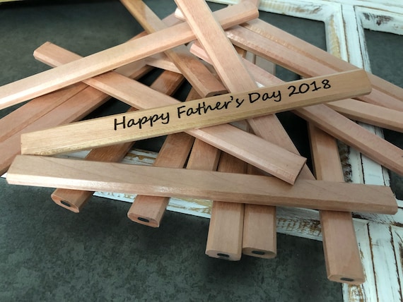 Personalized Carpenter Pencils: Engraved Handyman Gift