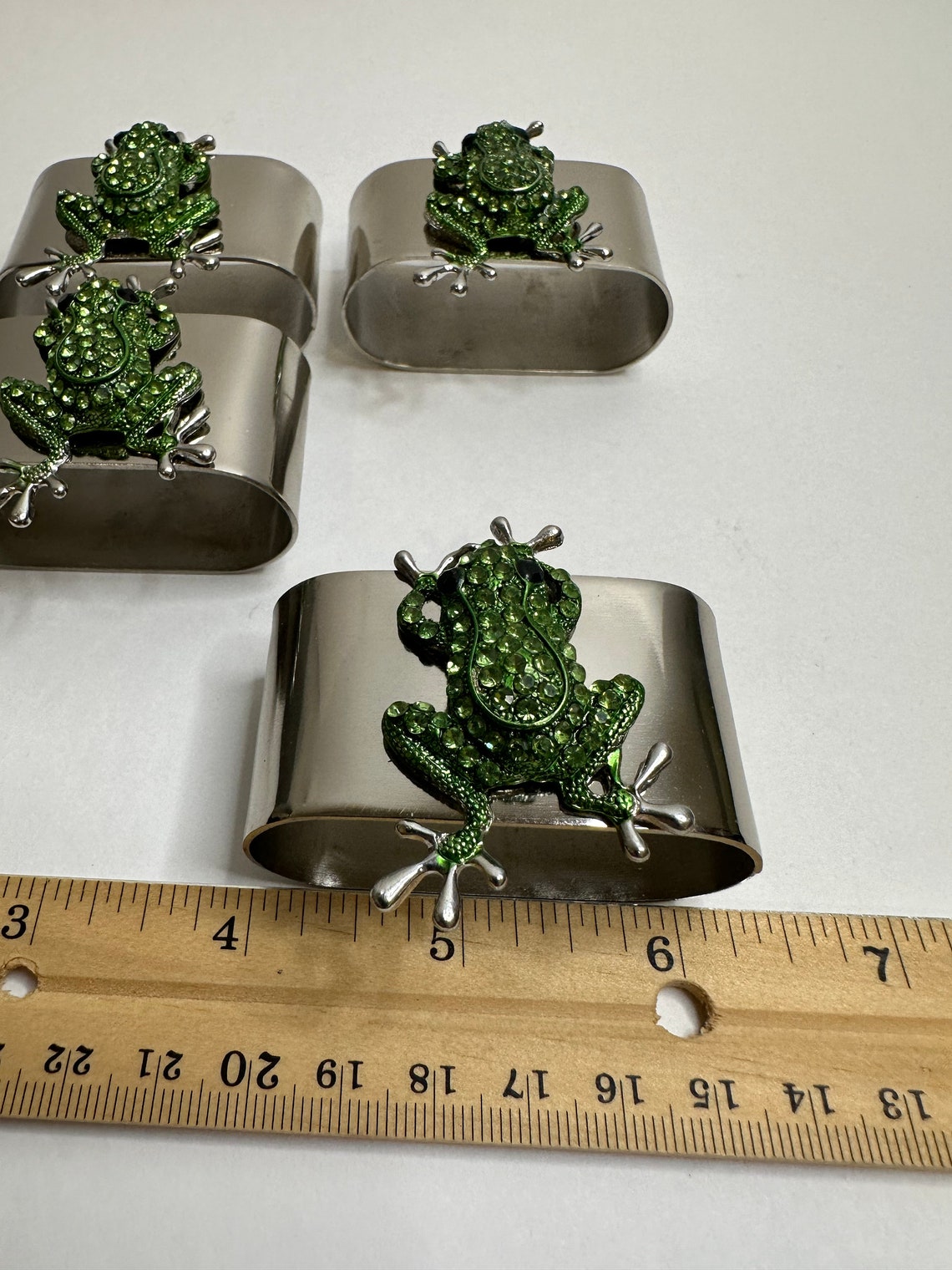 Oval Magnetic Napkin Rings With Frog Attachments (set of 4) - Etsy