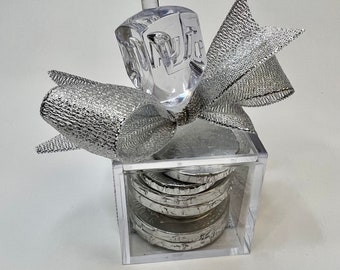 Hanukkah Gift Box / Gift for Her / Hanukkah Decor /Hanukkah Dreidel